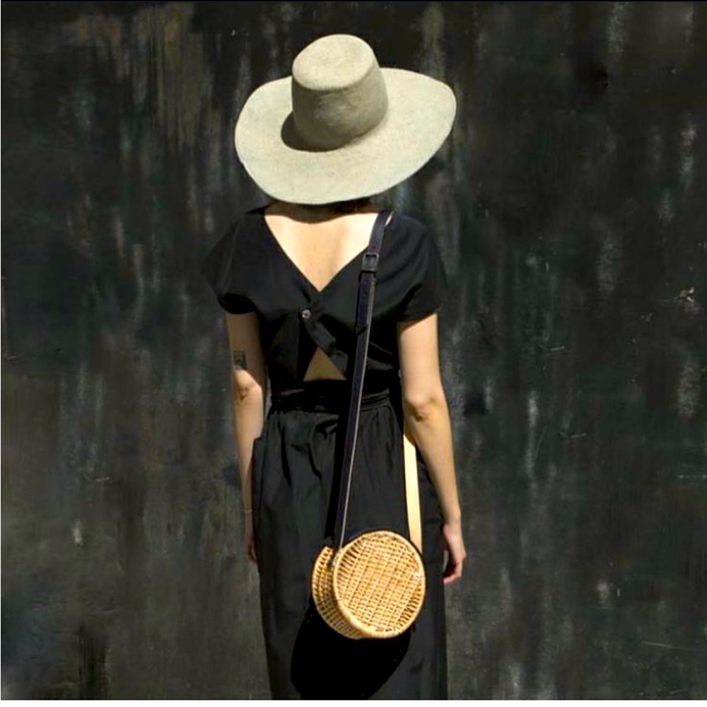 Elegant Black Dress with Unique Back Design